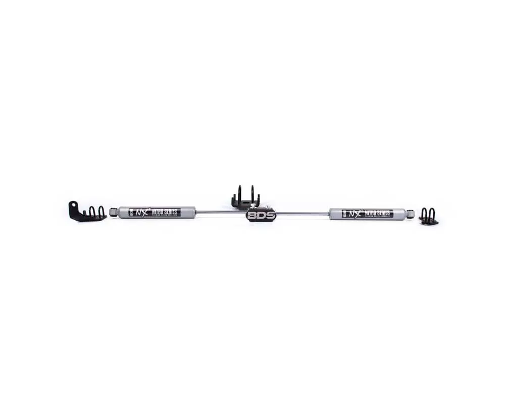 BDS Suspension Dual Steering Stabilizer Kit w/ NX2 Shocks (94-02 Dodge Ram 1500/Ram 2500/Ram 3500 | 4WD)