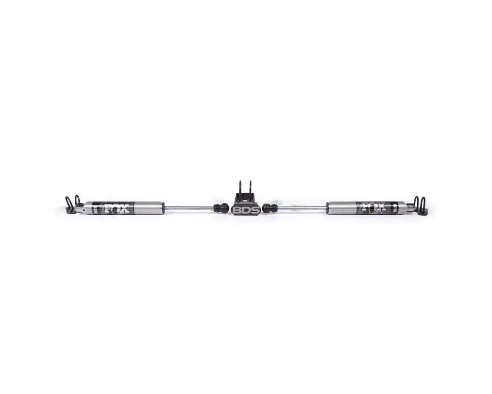 BDS Suspension Dual Steering Stabilizer Kit w/ FOX 2.0 Performance Shocks (07-18 Jeep Wrangler/Wrangler JK | 4WD/RWD)