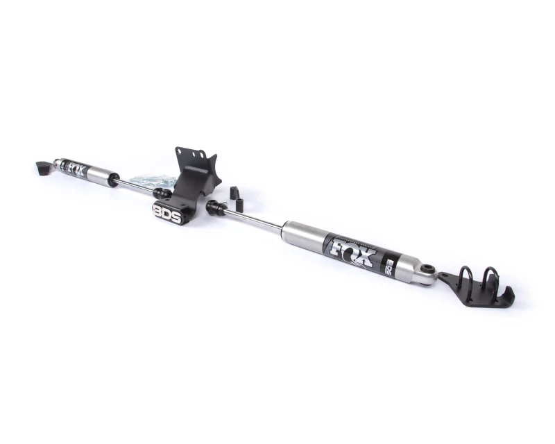 BDS Suspension Dual Steering Stabilizer Kit w/ FOX 2.0 Performance Shocks | T-Style Steering (19-25 Ram 2500/3500 | 4WD)