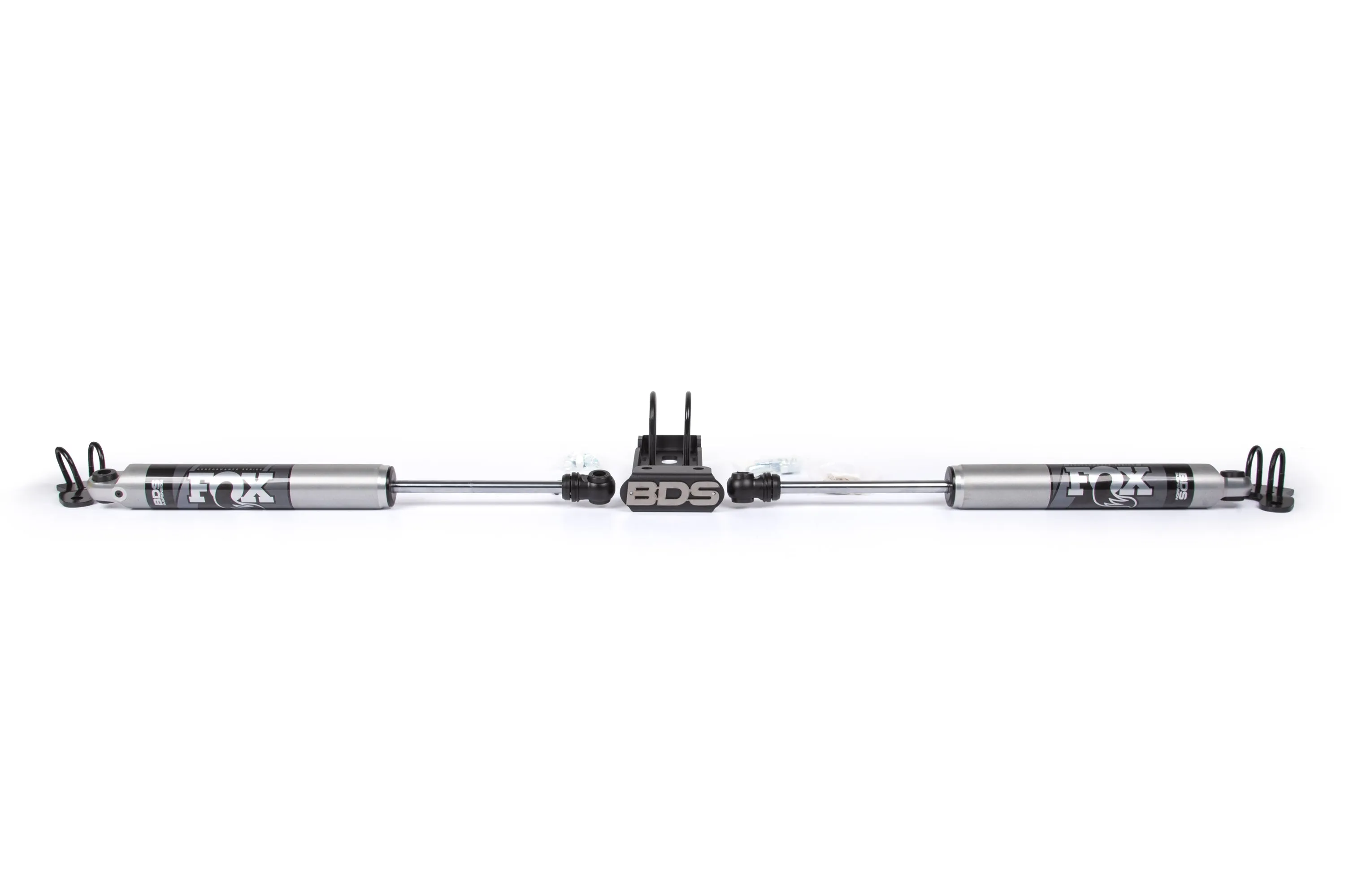 BDS Suspension Dual Steering Stabilizer kit W/ FOX 2.0 Performance Shocks (18-26 Jeep Gladiator/Wrangler | 4WD)