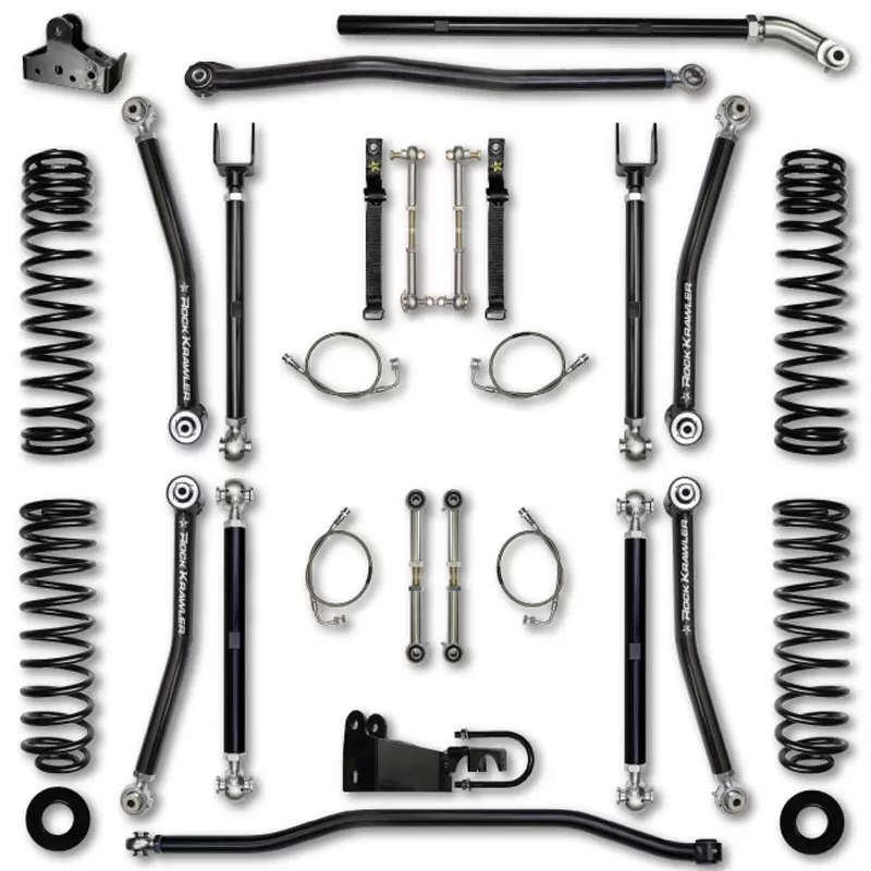 Rock Krawler 4.5"Inch X Factor Lift Kit Jeep Wrangler JK 2Door 2007-2018