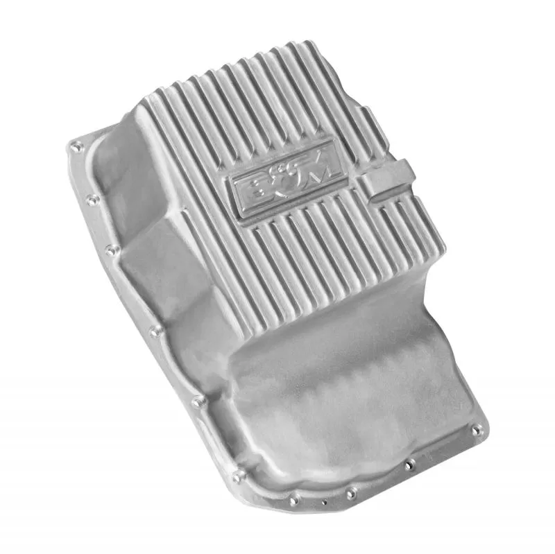 B&M BM-70392 Cast Aluminum Trans Pan for 6L80E - Natural | Custom Offsets