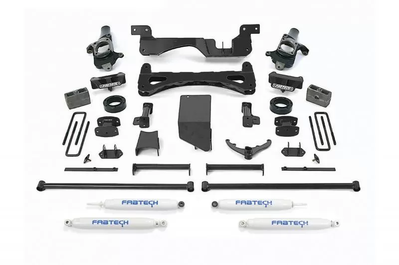 Fabtech 6" Performance System w/ Performance Shocks GM C/K2500Hd | C/K3500 Non Dually 2001-2010