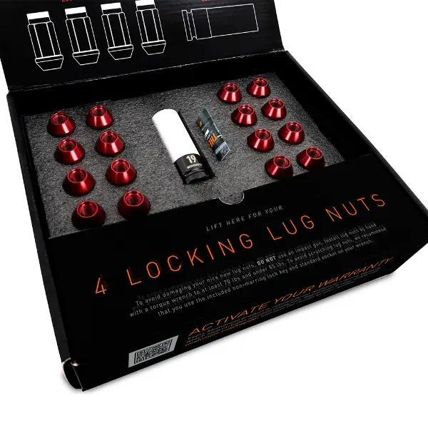 Mishimoto M12x1.5 Aluminum Locking Lug Nuts Set - 20pcs