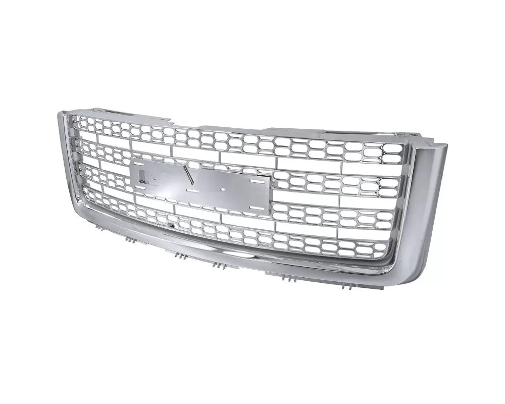 Grille Replacement 2007-2013 Sierra Chrome Denali Style Replacement Grills