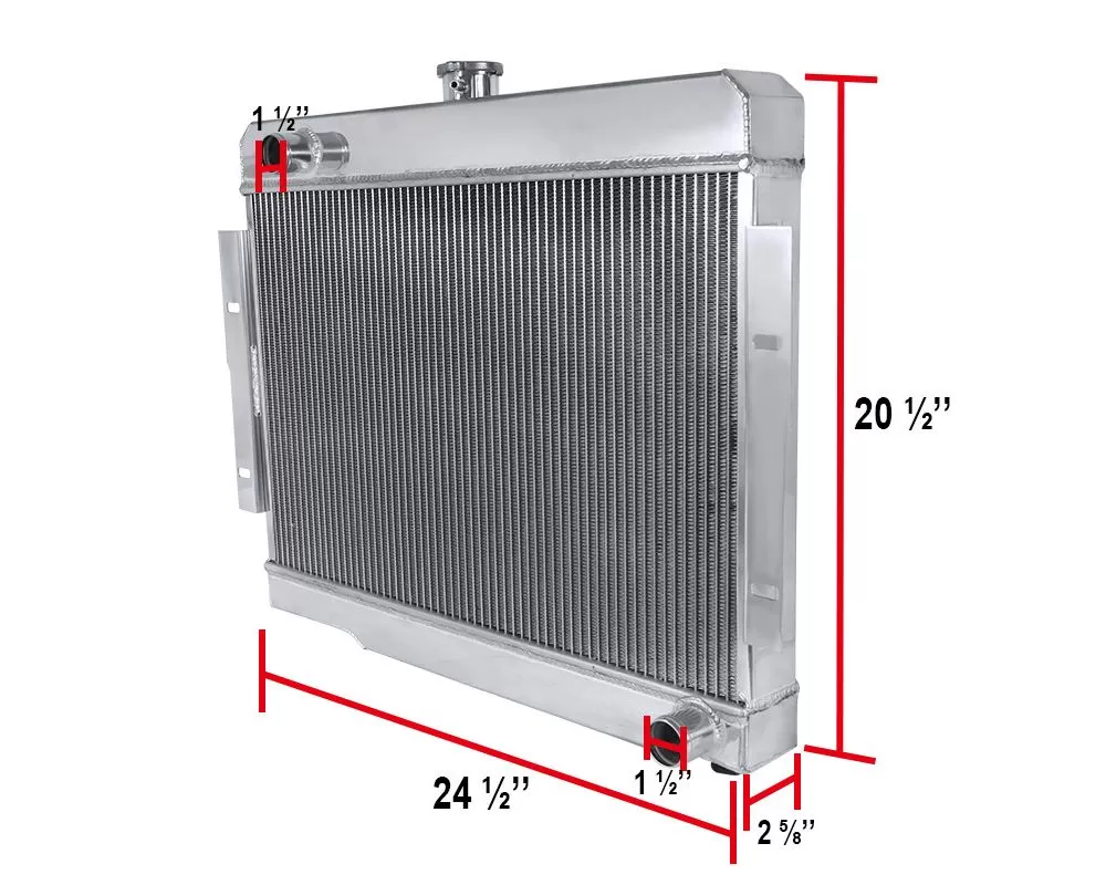 Spec-D Tuning RAD3-CJ77-SPECD Spec-D Aluminum 3-Row Performance ...