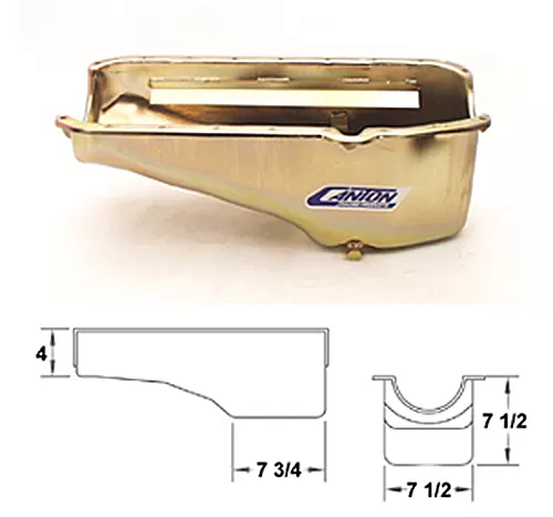 Canton Racing Products Canton 11-200-CRP Racing SBC Stock Appearing CT Oil Pan | TrailBuilt ...
