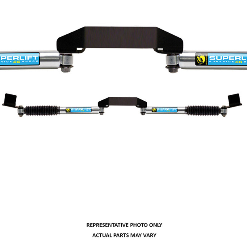 SUPERLIFT Dual Steering Stabilizer Kit SS by Bilstein | Gas Pressure (05-22 Ford F-250/F-350 Super Duty | 4WD)