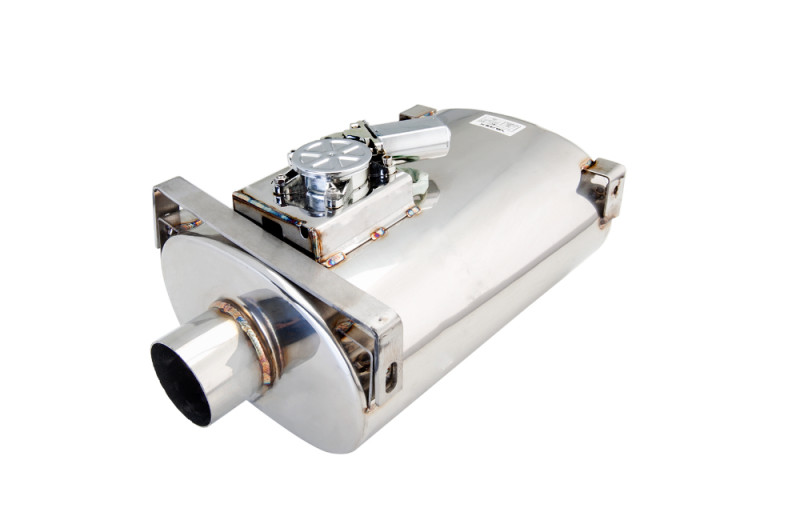XForce VMK20-250-XFORCE Varex Oval Muffler in 2.5" Inlet with Bracket ...