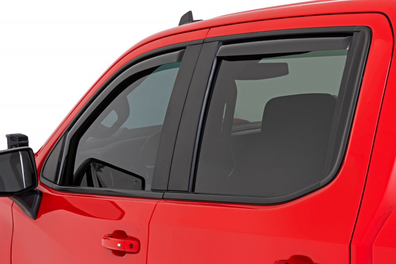 Rc Window Guard Rough Country 811924-RC Side Window Deflectors | In Channel Rain Guard ...