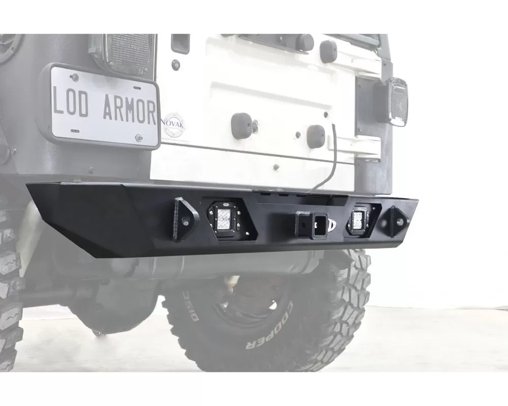 LoD Offroad JRB9641-LODOR LOD Black Texture Destroyer Rear Bumper