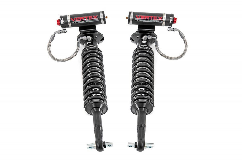 5/07×18 6/07×6 Rough Country 689001-RC Vertex 2.5 Adjustable Front Shocks