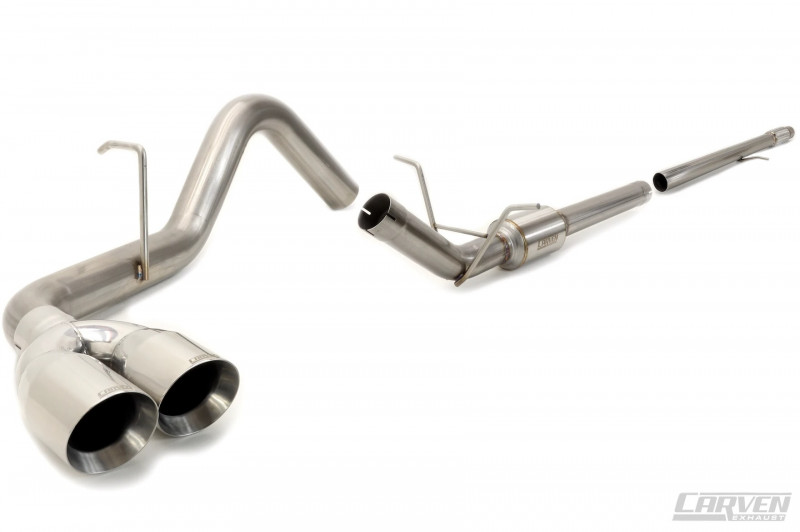 Carven Exhaust CARCS1018 Competitor Series CatBack W/Dual 4in. Tip