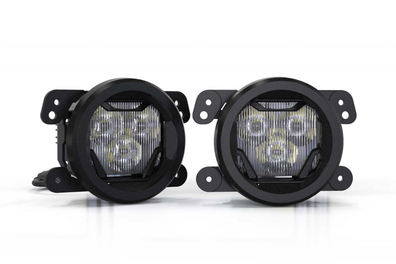 Morimoto 4BFOGM1027 4Banger Fog Light Kit 0718 Jeep Wrangler JK