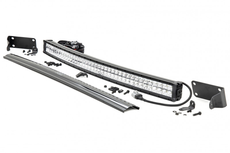 Rough Country 70570CDRC LED Light Bumper Mount 40" Chrome Dual Row
