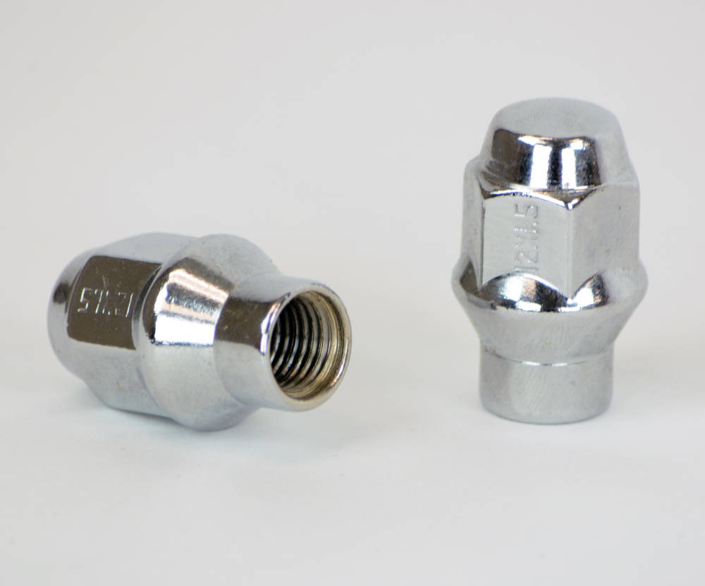 NNR 7side 12x1.5 White Close End Lugs