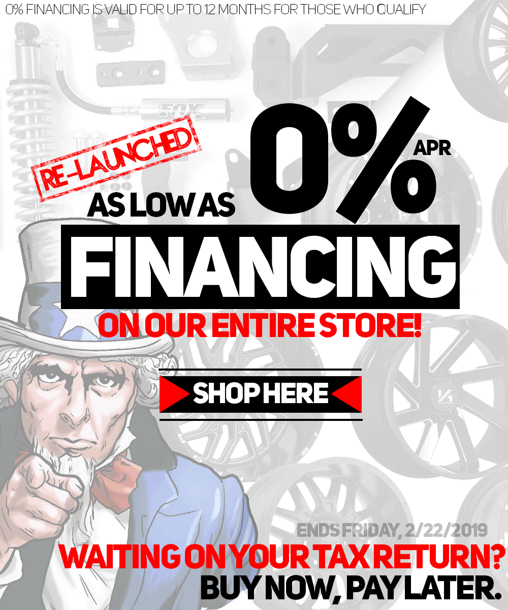 0% Financing through Affirm