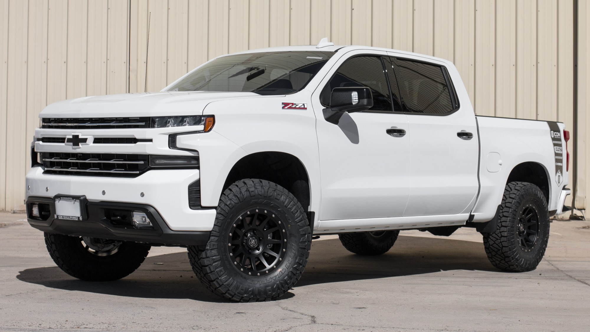 Silverado with Nitto Trail Grappler and 2.5 inch lift kit