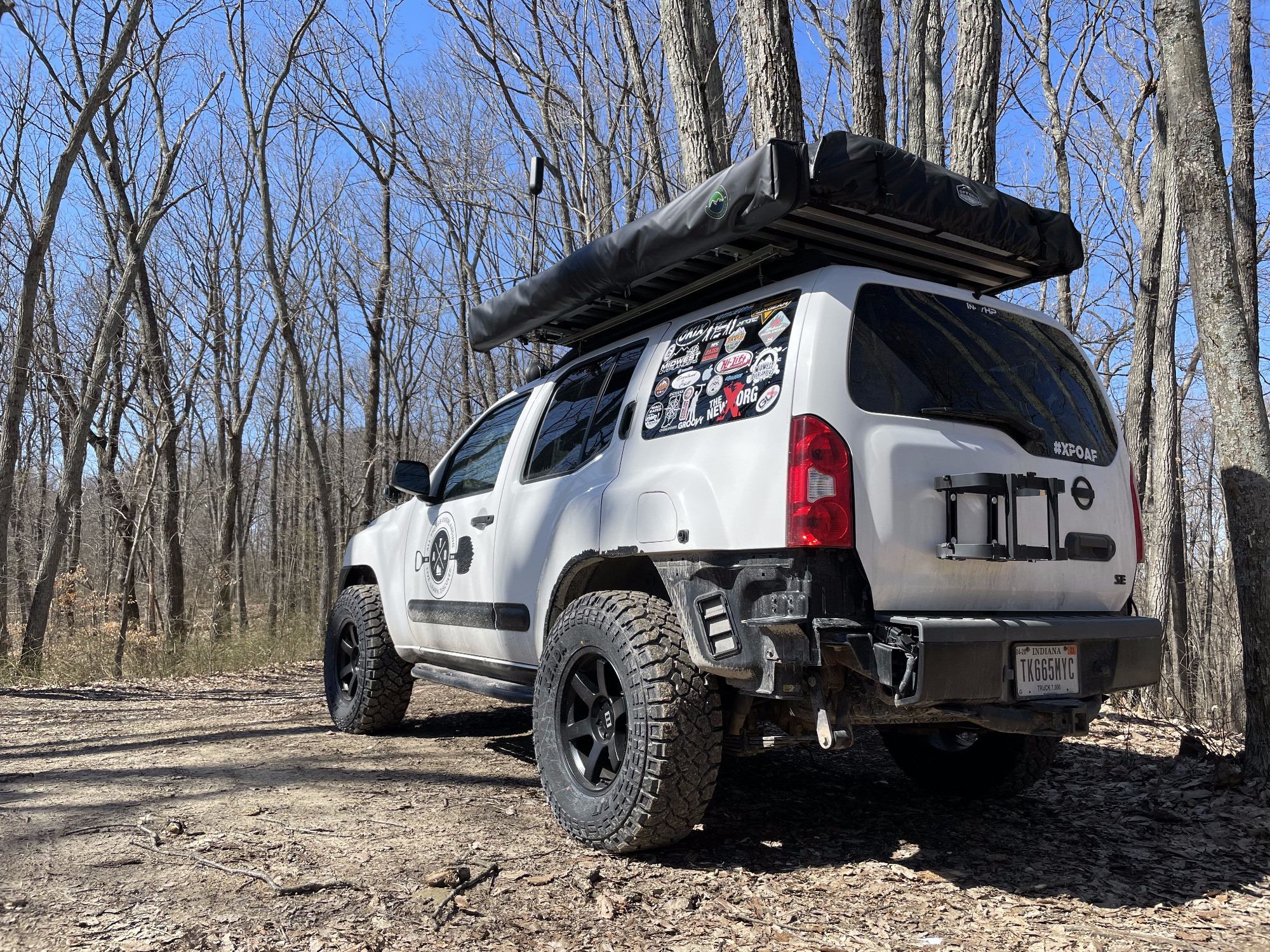 2005 Nissan Xterra with Overlanding supplies