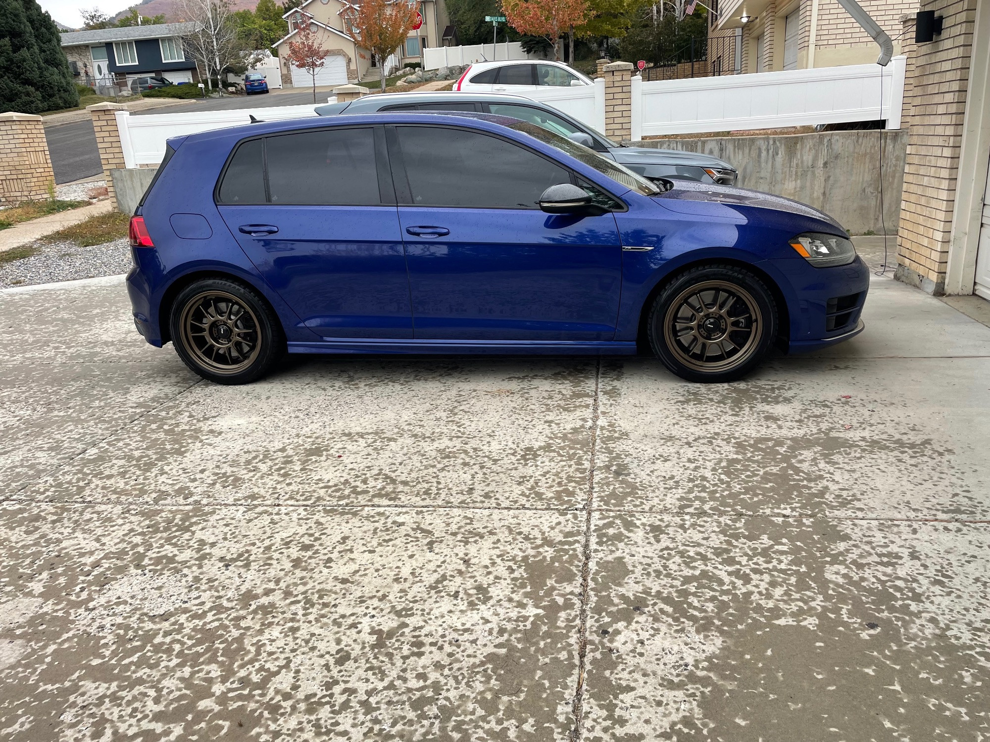 2017 Volkswagen Golf R with winter tires