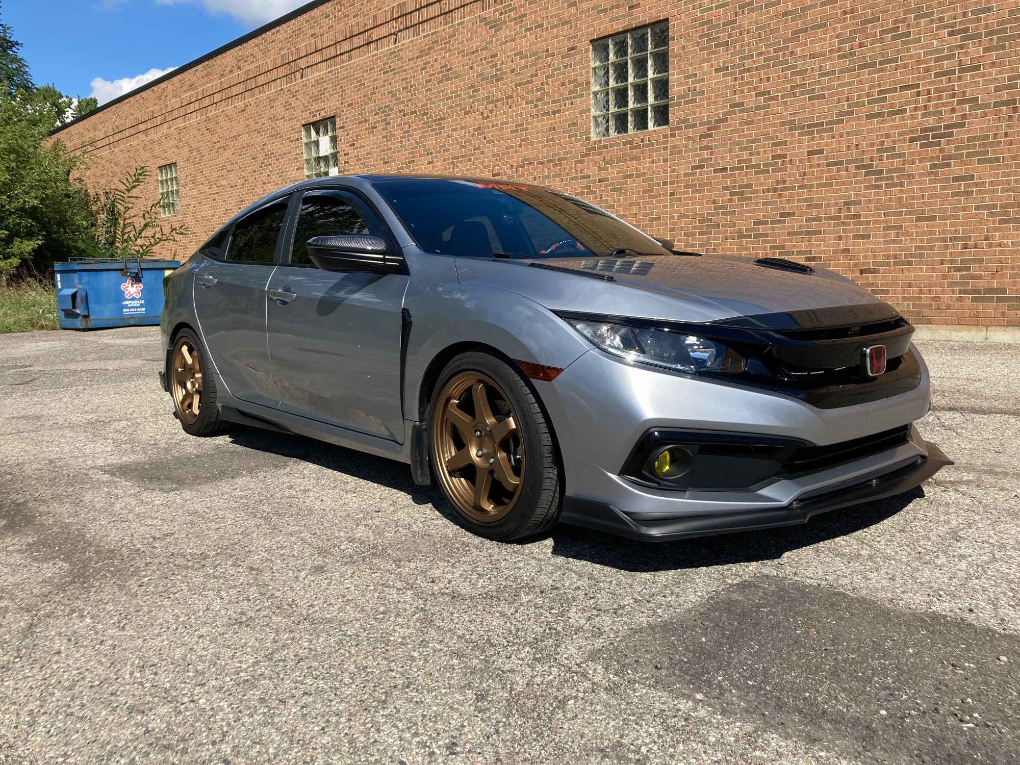 2020 Honda Civic Sport with 9SIX9 Six-1 wheels