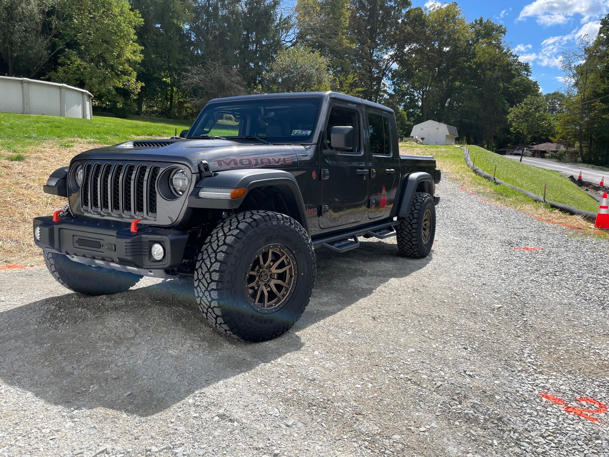 2022 Jeep Gladiator Mojave with Fuel Rebel 5 wheels