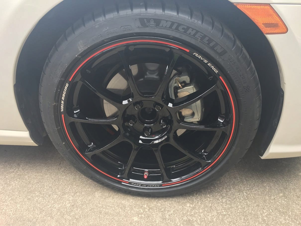 2017 Subaru BRZ with Volk ZE40 wheels