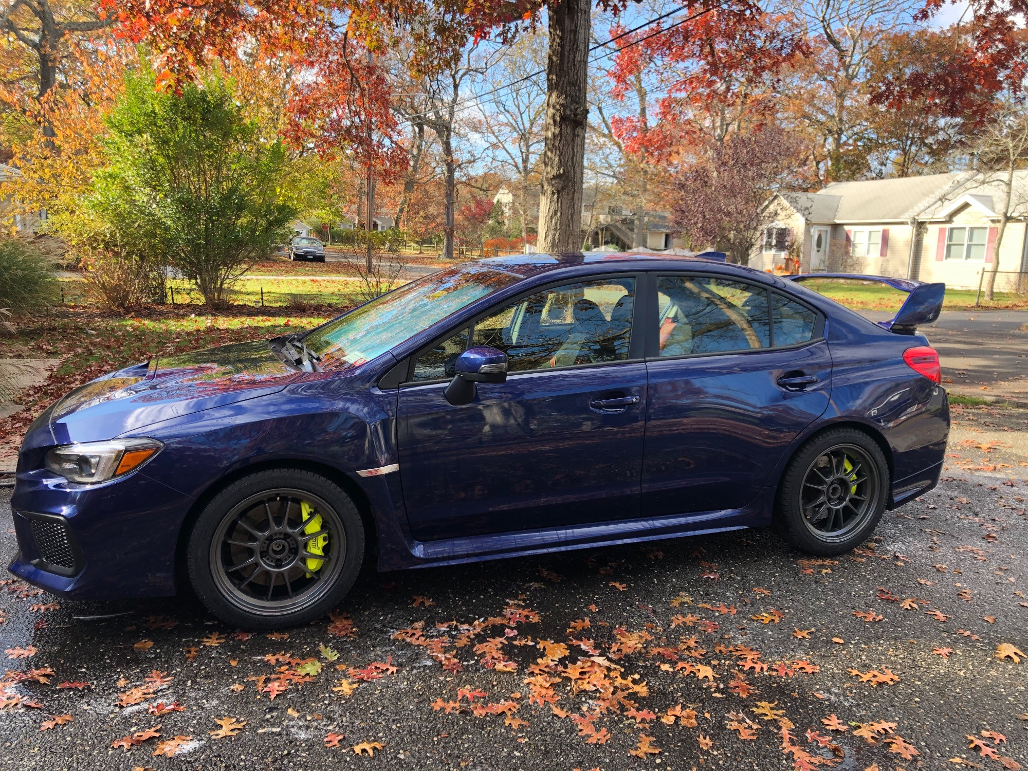 2019 Subaru WRX STI with winter tires
