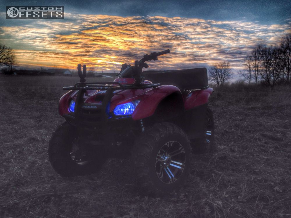 Wheel Offset 2012 Honda Rancher 420 Flush Stock Custom Rims