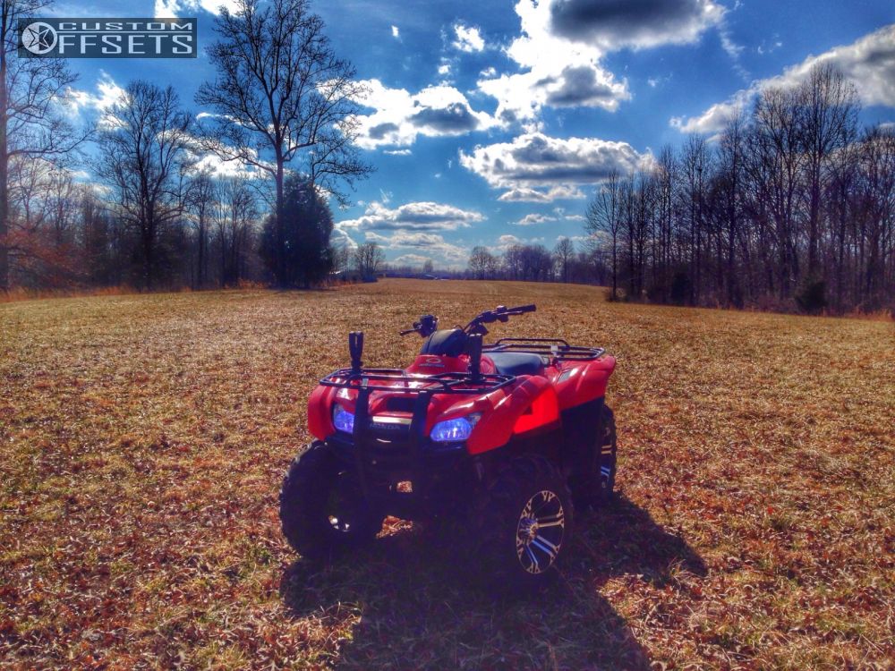 Wheel Offset 2012 Honda Rancher 420 Flush Stock Custom Rims