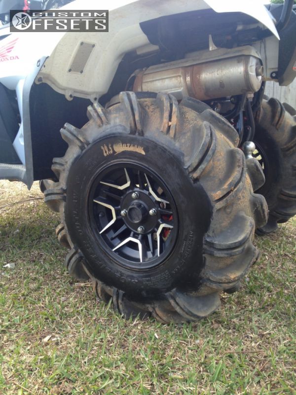 Wheel Offset 2015 Honda Foreman 500 Flush Stock Custom Rims