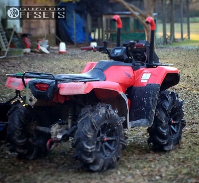 Wheel Offset 2014 Honda Rancher 420 Flush Lift 2 Custom Rims