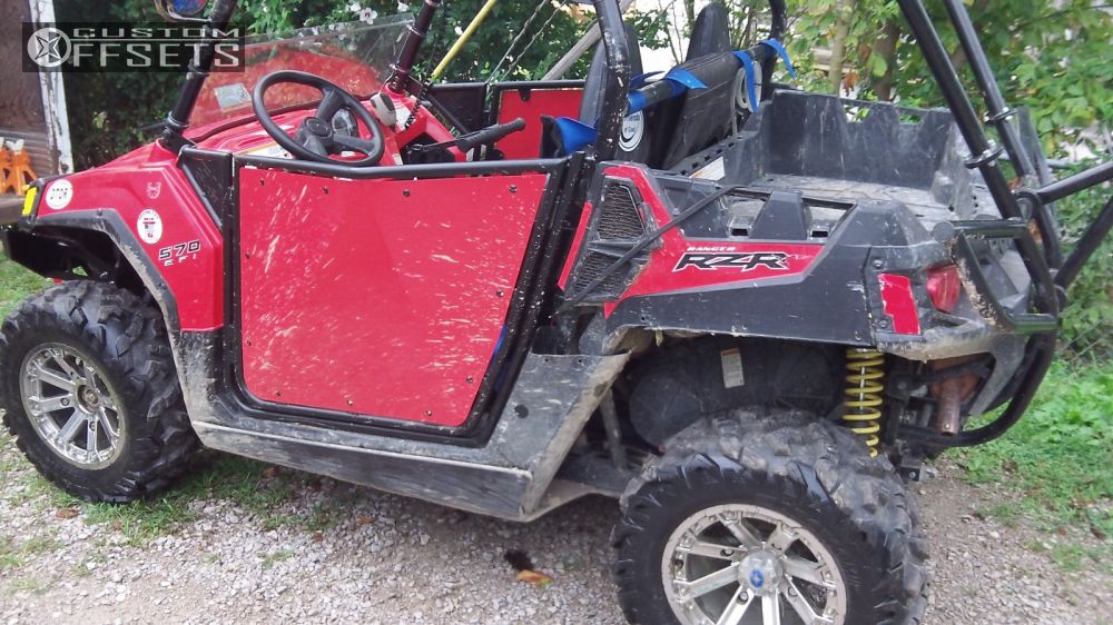 Wheel Offset 2012 Polaris Rzr 570 Flush Stock Custom Rims