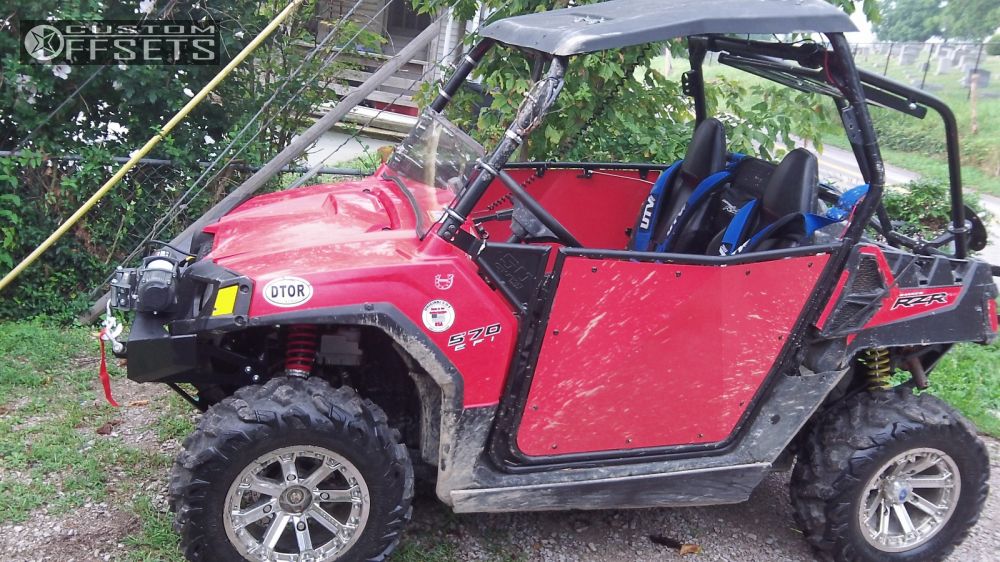 Wheel Offset 2012 Polaris Rzr 570 Flush Stock Custom Rims