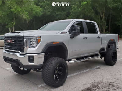 1 2020 Sierra 2500 Hd Gmc Rough Country Suspension Lift 7in Arkon Off Road Lincoln Black