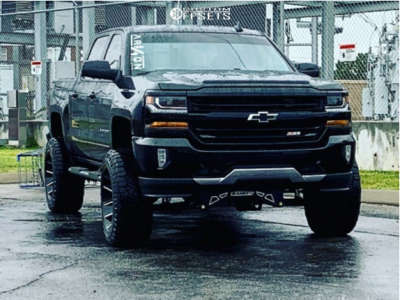 1 2018 Silverado 1500 Chevrolet Mcgaughys Suspension Lift 7in Arkon Off Road Roosevelt Machined Black
