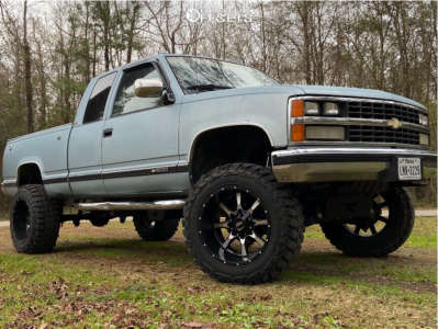 1989 Chevrolet K1500 with 17x9 -12 American Racing Ar201 and 35/12.5R17 ...