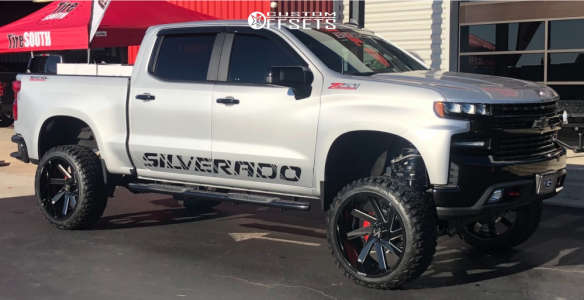 1 2020 Silverado 1500 Chevrolet Full Throttle Air Suspension Arkon Off Road Lincoln Black Milled