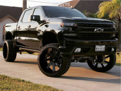 1 2020 Silverado 1500 Chevrolet Mcgaughys Suspension Lift 10in Arkon Off Road Lincoln Black