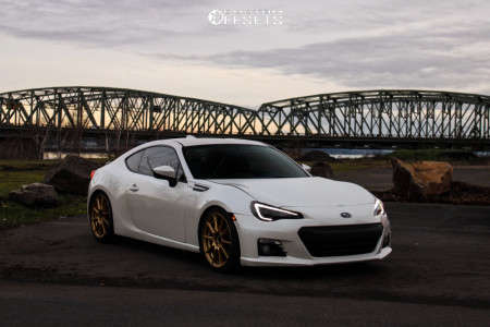 Enkei TS10 18x8 45 Gold | 499-880-8045GG | 2020 Subaru Brz
