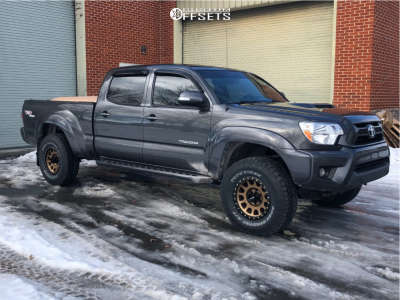 1 2013 Tacoma Toyota Rough Country Leveling Kit Method Mr305 Bronze