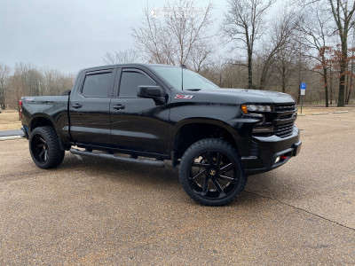 1 2020 Silverado 1500 Chevrolet Readylift Suspension Lift 25in Arkon Off Road Lincoln Black