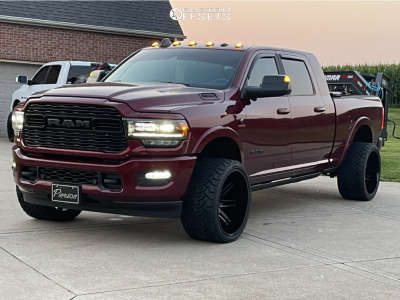 1 2021 2500 Ram Stock Air Suspension Arkon Off Road Davinci Black