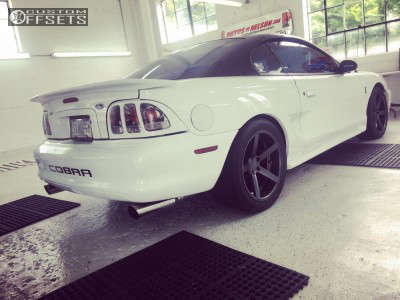 1997 Ford Mustang SVT Cobra with Rovos Durban 18x10.5 23 | Nitto NT555 G2 265/45 | Lowering Springs