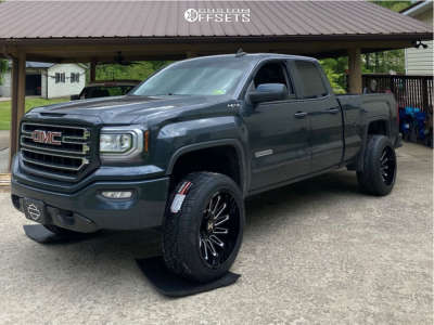 1 2019 Sierra 1500 Limited Gmc Motofab Leveling Kit Arkon Off Road Armstrong Black Milled