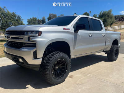 1 2022 Silverado 1500 Ltd Chevrolet Rst Rough Country Suspension Lift 6in Anthem Off Road Talon Gloss Black