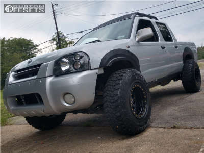 Nissan Frontier with Stock Suspension Custom Offsets
