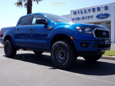2019 Ford Ranger with 18x9 -12 Fuel Rebel and 33/12.5R18 Yokohama ...