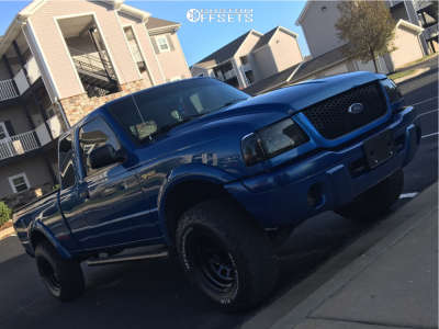 2001 Ford Ranger with 20x12 -44 TIS 548BM and 31/11.5R20 Dextero Dat1 ...