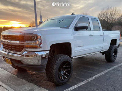 1 2018 Silverado 1500 Chevrolet Rough Country Suspension Lift 5in Arkon Off Road Roosevelt Black